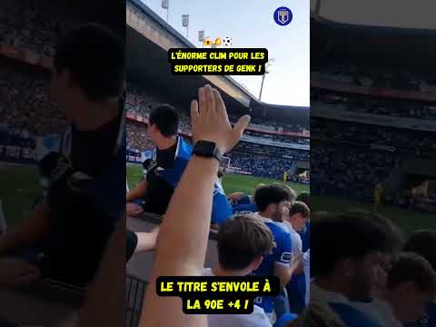 Drame à la 90e+4 -  Les Supporters de Genk assistent impuissants au triomphe d'Antwerp ! 😱