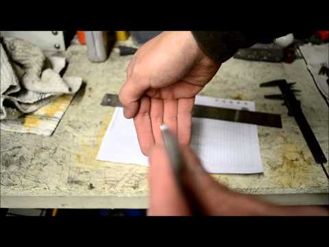 Tanto profiling (Forging a japanese sword ep 5)