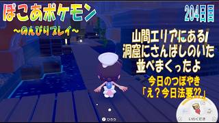 【ぽこあポケモン】２０４日目「山間のどうくつ整備とプチリゾートエリア（自称）設置」（今日のつぼやき 52:27 頃から）