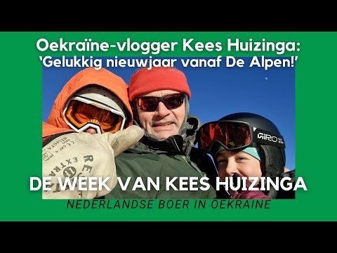 Ukraine vlogger Kees Huizinga: 'Happy New Year from the Alps!'