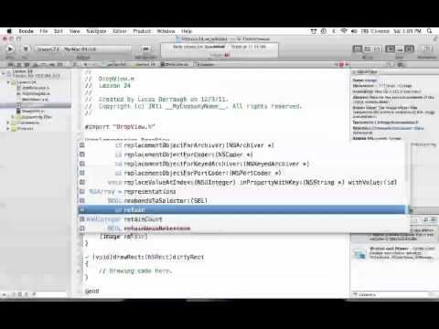 Cocoa Programming L24 - Drag and Drop (1/3)