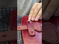 How to use brass rivets #leather #bag #brass  #shorts#copper #rivet  #leathercraft #diy #bagmaking