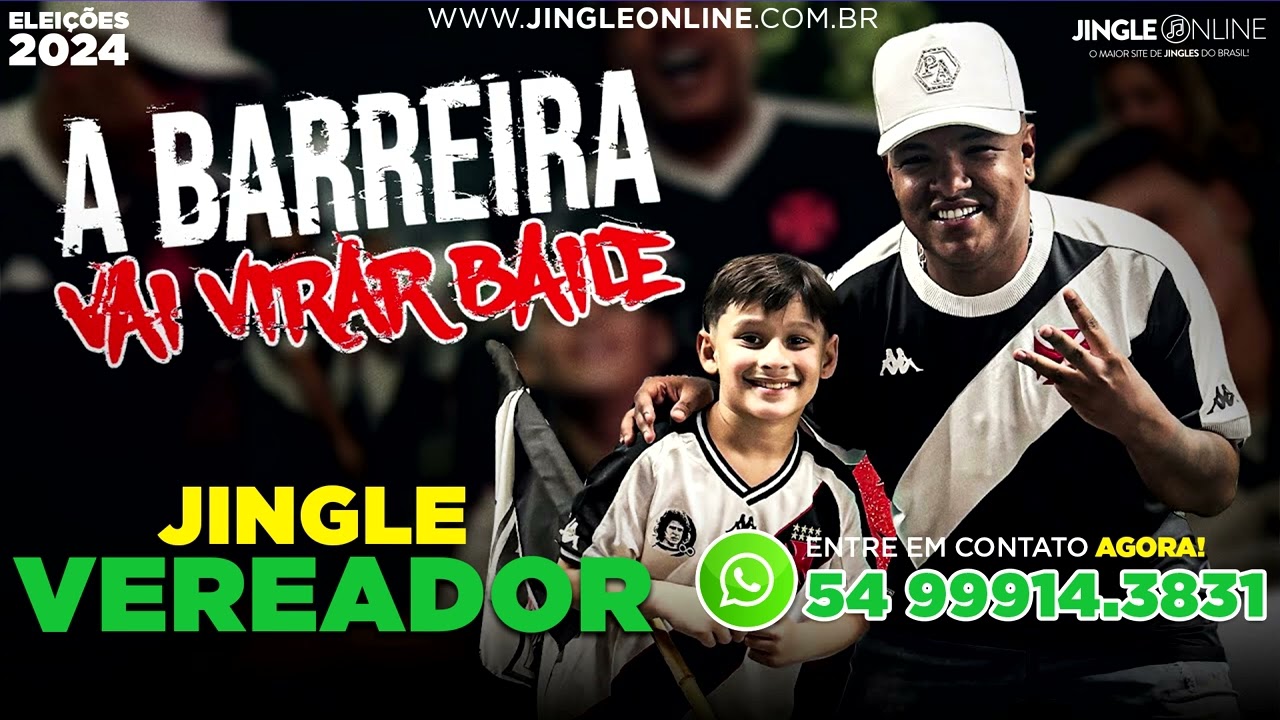 Jingle Político 2024 - A Barreira vai virar Baile - Jingle Online (54) 99914 3831