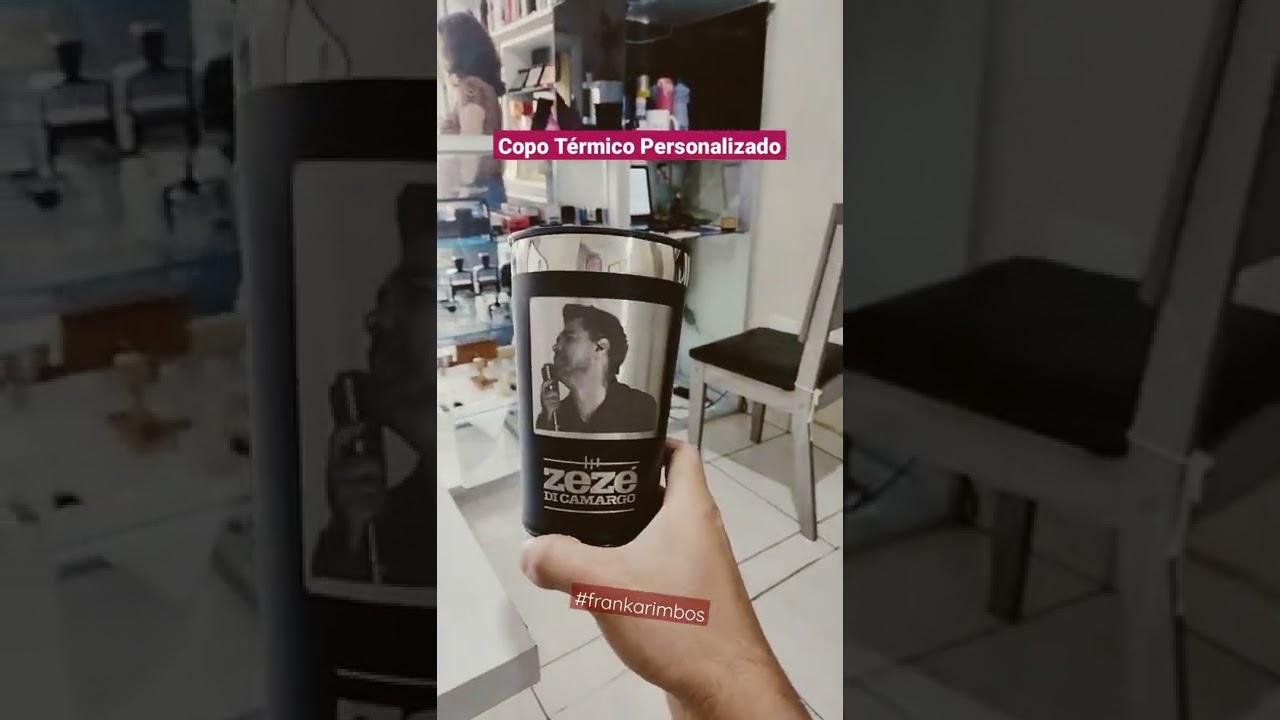 Watch Now Copo Térmico Gravado a Laser, Personalizado com Nome Logo e Foto Copo Térmico Gravado a Laser, Personalizado com Nome Logo e Foto