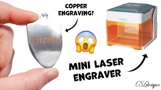 Discovering COPPER laser engraving with the Wainlux K10 laser engraving machine! 😱😍