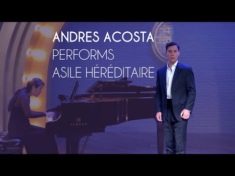 Andres Acosta Performs Asile héreditaire