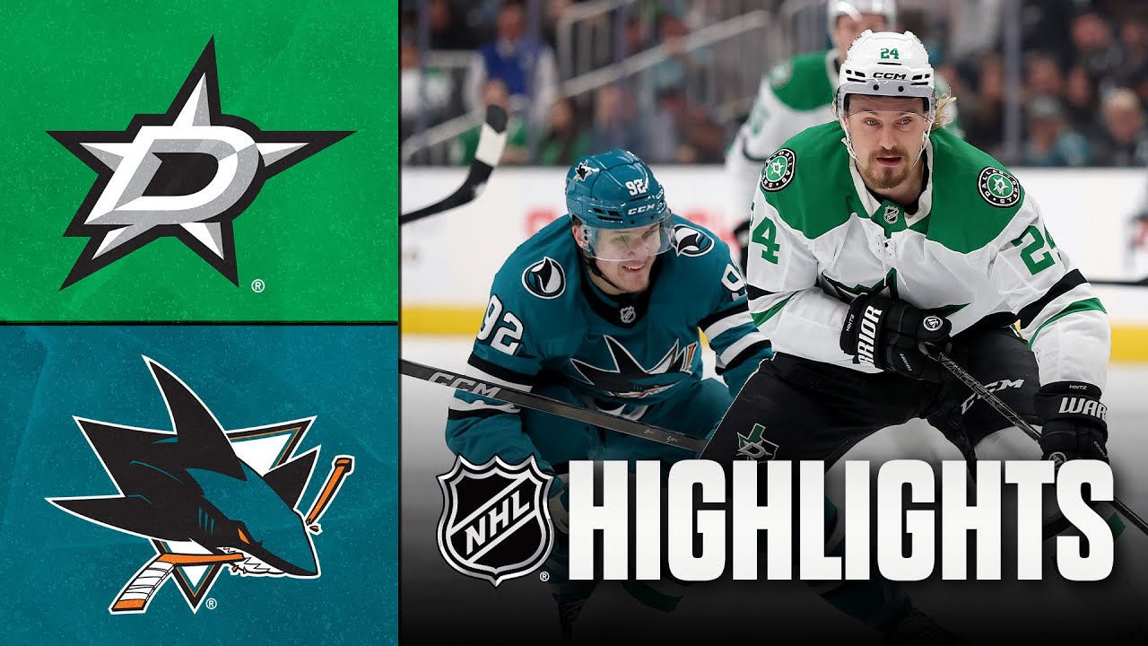 Stars vs. Sharks | NHL Highlights | December 18, 2025