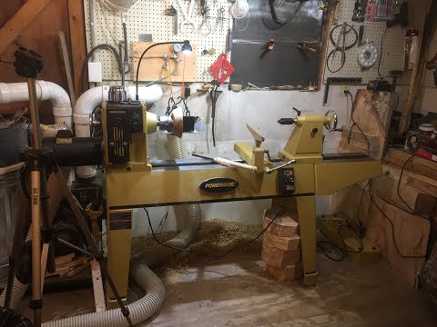 The New Powermatic 3520C Lathe Unboxing and Setup Part 2