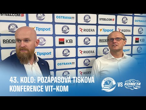OHLASY TRENÉRŮ | 43. kolo TELH - HC VÍTKOVICE RIDERA - HC Kometa Brno