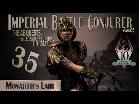 Imperial Battle Conjurer (35) - MOVARTH'S LAIR - Skyrim AE Legendary Survival