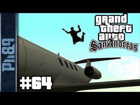 GTA San Andreas Gameplay Walkthrough Part #64 - Missions: Fish In A Barrel - Freefall (PC HD)