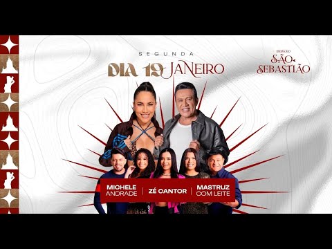 Zé Cantor, Mastruz com Leite e Michele Andrade | Festa de São Sebastião em Parelhas/RN 2026