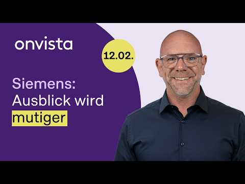 Siemens stark gestartet – Vertiv mit Mega-Guidance – AppLovin fällt zurück