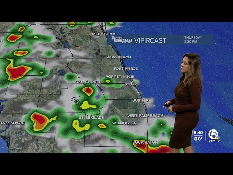 WPTV First Alert Weather Forecast for Morning of Thursday, Aug. 21, 2025