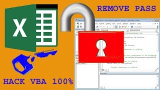 100% Working Unlock Password Protected VBA Excel Project