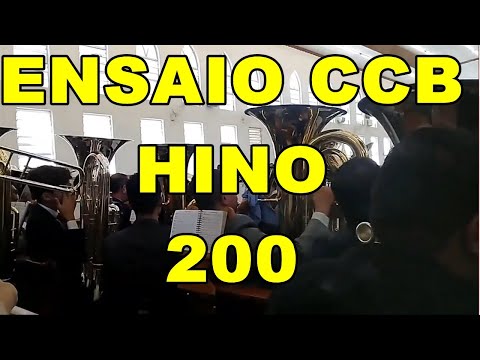 ENSAIO CCB - HINO 200 HINÁRIO 5 / NÃO SE TURBE O VOSSO CORAÇÃO ( TUBA KING )