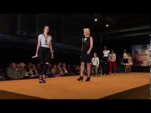 Carrusel final Pasarela IFA arneses Samurai San Fashion Design, Diseñadora Ruth Duréndez