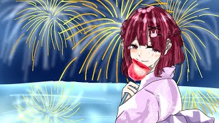 【泣きながら歌ってみた】永遠花火/謝謝P【メンヘラおばさん】