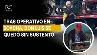 A sus 68 años, don Luis enfrenta la incertidumbre de quedarse sin sustento