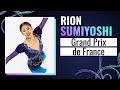 Rion SUMIYOSHI JPN Women Short Program Grand Prix De France 2024 GPFigure