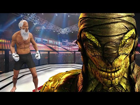 🐯UFC 4 |Old Bruce Lee vs. Reptile MK - Tiger Fight🐯