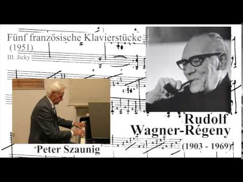 Rudolf Wagner-Régeny - Fünf französische Klavierstücke + Deux hommages à la cuisine