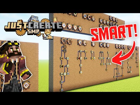 I built a SMART FACTORY in Minecraft Create Mod! [#19]