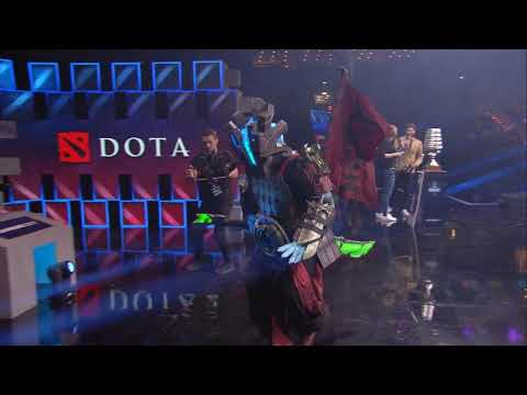 Miracle hyped on his TI winning hero cosplay