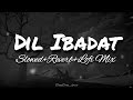 Dil Ibadat Lofi Lyrics Slowed Reverb Music Lofi Lyrics Lyricsvideo Love Slowedandreverb