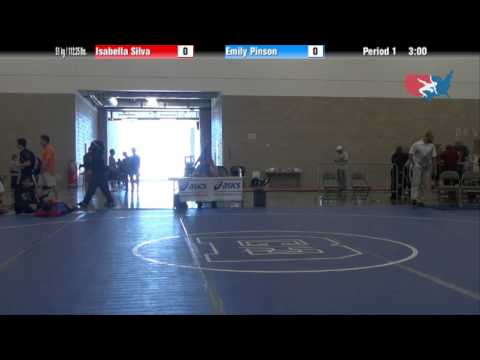FILA Junior 51 kg / 112.25 lbs. - Isabella Silva vs. Emily Pinson