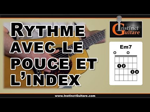 Rythme sans médiator avec le pouce et l'index