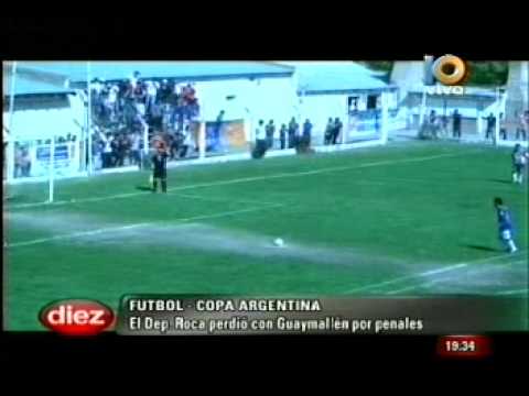Deportivo Roca 0 (1) - Guaymallen 0 (4)