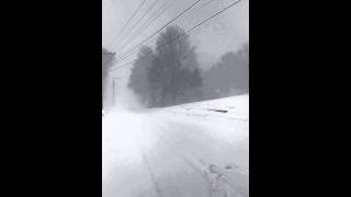 preview picture of video 'Winter snowstorm at the Brewster Inn Dexter Maine'