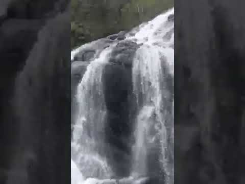 So close, you can feel the mist 💧 Nature’s power flowing near #EarthSnaps #WaterfallShorts