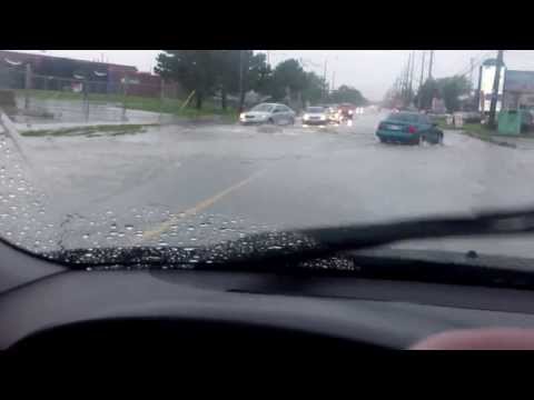 Wolfdale Rd. Mississauga after heavy rains