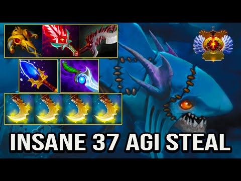 [ Slark ] BIG TEAM FIGHT - INSANE LIFETIME AGI STEAL - 31SAVAGE - DOTA 2 GAMEPLAY