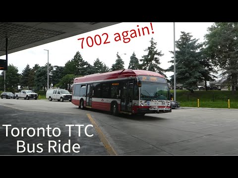 Toronto TTC 104 Faywood Bus Ride - Full Route Southbound 8/6/2023