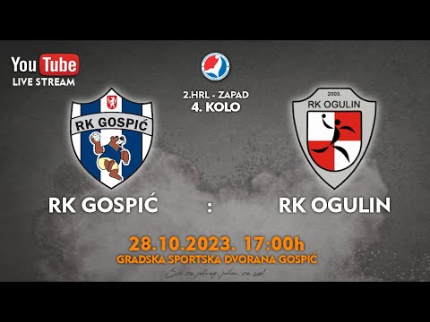 23-24 [M] RK Gospić - RK Ogulin - 2. HRL-ZAPAD - 4. kolo (28.10.2023.)