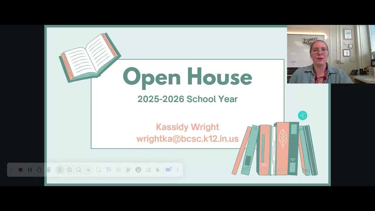 Open House Video with Mrs. Wright