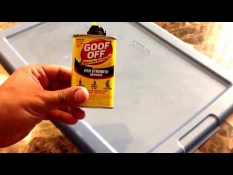 Goof Off Review - Removing Crayon and Dry Erase Marks