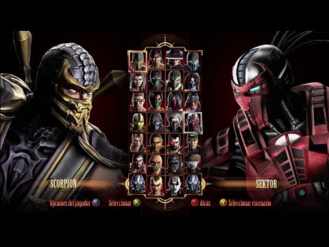 Mortal Kombat 2011   Scorpion vs Sektor (Medium | Random Fight)
