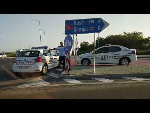 TIR-uri la Giurgiu pe centura in coada de 9 km la ieșire din Romania 21.07.2022