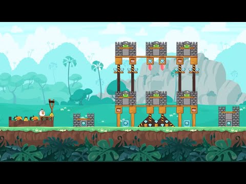 Angry Birds Friends Level 54 Three Star Walkthrough