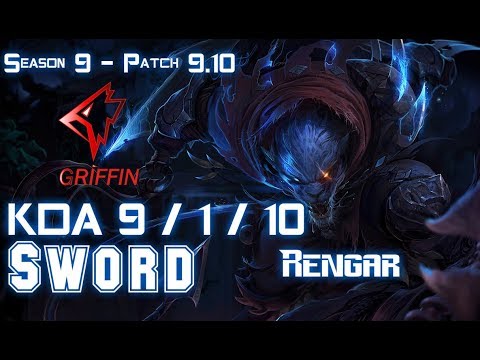 GRF Sword RENGAR vs SYLAS Top - Patch 9.10 KR Ranked