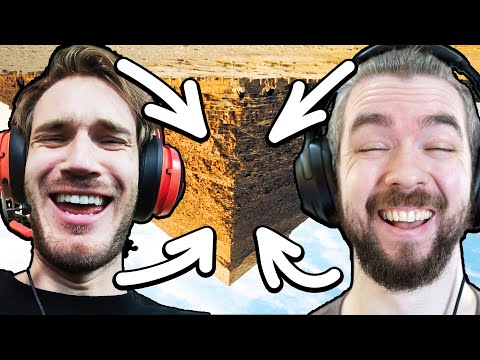We Built An Upside Down PYRAMID in Minecraft w/ Pewdiepie (We Built An Upside Down PYRAMID In Minecraft w/ Pewdiepie)