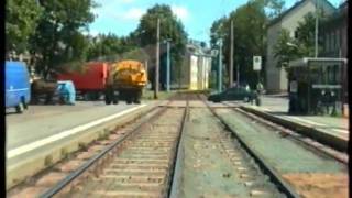 preview picture of video 'Straßenbahn Chemnitz linia 5 fragment cz.I'