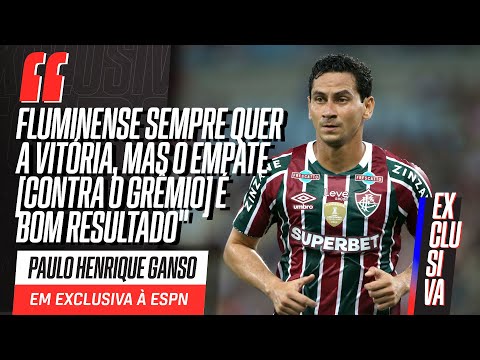 EXCLUSIVA: Paulo Henrique Ganso falou da expectativa para Fluminense x Grêmio na Libertadores!