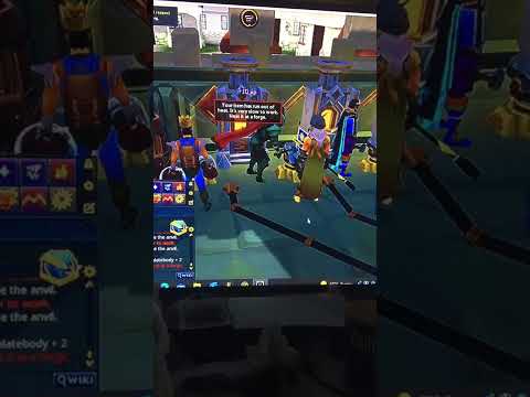 RuneScape 3 rune armor plate set +3 in the making