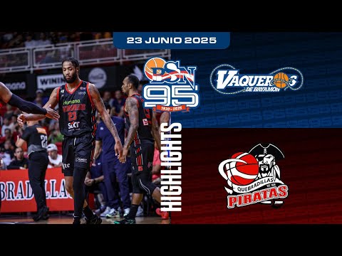 Highlights - Vaqueros de Bayamon vs. Piratas de Quebradillas - BSN 2025