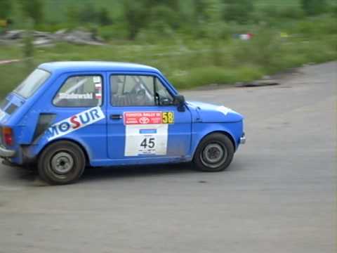 Dobczyce II eliminacia Marcin Śladowski Fiat 126p